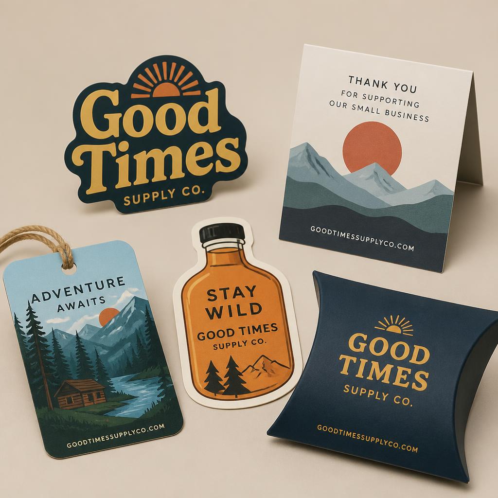 Custom printed pieces
